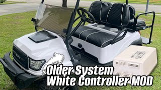 Club Car Precedent Golf Cart  How To Make White Controller Work on older system [upl. by Bashuk]