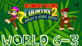 Donkey Kong Country 2  World 63 Castle Crush [upl. by Clynes]