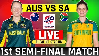 Live Australia Womens vs South Africa Womens T20 World Cup 1st SemiFinal  Today Live Cricket Match [upl. by Kai]