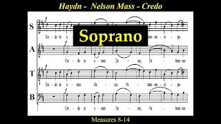 Haydn  Soprano  Nelson Mass  3C  Credo  Et Resurrexit [upl. by Averil468]