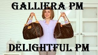 Louis Vuitton Galliera PM vs Delightful PM Review and SidebySide LV Comparison Bagaholic TV 004 [upl. by Norac297]