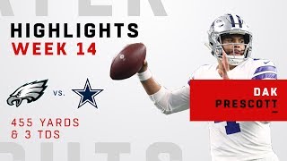 Dak Prescotts HUGE Game w 455 Yards amp 3 TDs vs Eagles [upl. by Leiso52]