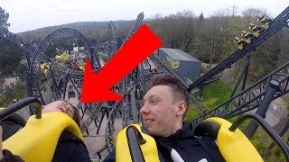 RIDING THE SMILER  ALTON TOWERS DAY 2 VLOG [upl. by Prior542]