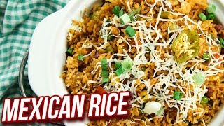 Mexican Rice Recipe  How To Make Mexican Rice  Easy One Pot Meal  Ruchi Bharani [upl. by Einnig682]