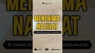 MENERIMA NASIHAT  TEGURAN [upl. by Vita]