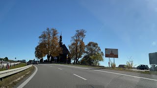 Chabówka Patelnie nowa Zakopianka kierunek Kraków Zakopane Rabka Zdrój motorcycle aroadtrip [upl. by Llegna]