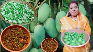 आमा के नुंचरा चटनी एकदम हमर cg तरीका से  mango 🥭 Achar recipe  cg vlogger Mamta [upl. by Wilcox]