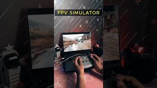 Practicing FPV in the simulator with my DJI mini 2 RC remote fpv mini2 [upl. by Jaymie423]