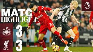 Highlights Newcastle 33 Liverpool  ANOTHER Mo Salah Premier League Record [upl. by Lamphere939]