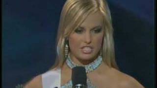 Miss Teen USA 2007  South Carolina answers a question [upl. by Yrrac]