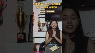 Tuesday with morrieBook review trendingonshorts review reading books study shortvideo viral [upl. by Ahsennek158]