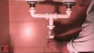 Double Bowl Sink Drainage Installation [upl. by Keese]