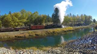 Sumpter Valley Railway video 7 4k [upl. by Ailet]