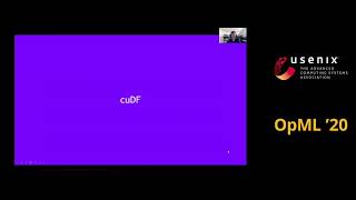 OpML 20  EndtoEnd Data Science on GPUs with RAPIDS [upl. by Tiphani641]