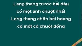 Dam Cuoi Chuot Karaoke  Gạt Tàn Đầy  CaoCuongPro [upl. by Ahseinek]