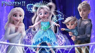 Frozen 2 Elsa and Jacks daughter lets it go and get new magic ✨❄️ Transformation  Alice Edit [upl. by Lashoh]