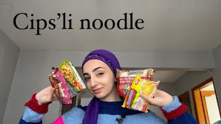 Cipsli noodle yapıyoruz kendi noodle markamı çıkarmayı düşünüyorum [upl. by Xever41]