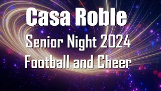 Senior Night 2024 Football and Cheer [upl. by Florette]