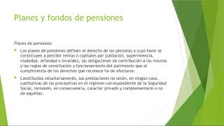 Planes y fondos pensiones [upl. by Field]