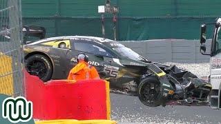 🇧🇪 Centenary 24 Hours of Spa 2024 CRASHES CONTACT amp Action at SpaFrancorchamps [upl. by Morra]