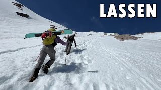 Lassen  Skiing Some Cascade Volcanoes 55 [upl. by Nylleoj]