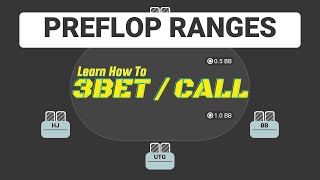 Poker Preflop Ranges Learn how to 3Bet  Call [upl. by Amian313]