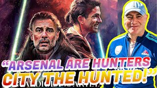 🚨Arsenal fan julian says quotLets LAUGH at MAN CITY we are the HUNTERS city the PREY‼️quot 🤯💥 [upl. by Chancelor]