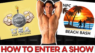 How to Enter an NPC Bodybuilding Show – ALL Steps amp Fees Explained [upl. by Aciraa]