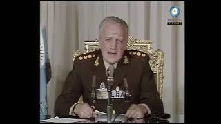 Archivo histórico Galtieri Cadena Nacional Rendición Malvinas 15 06 1982 [upl. by Con]