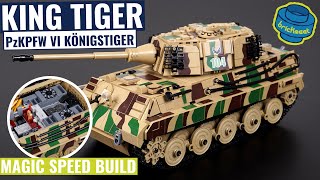 Panlos King Tiger with massive Interior and Detail  Panlos 632016 Speed Build Review [upl. by Pacian361]