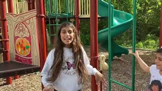 Deema and Sally get stuck at the Playground Park  Fair Play for kids [upl. by Eeclehc]