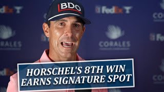 Billy Horschel Wins 8th PGA Tour Title Earns Spot In Final 3 Signature Events [upl. by Eceinahs]