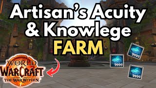 Get Easy Artisan’s Acuity And Profession Knowledge  WoW Profession Guide War Within [upl. by Quintus127]