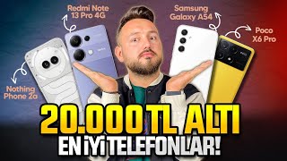 20000 TL altı alınabilecek en iyi Android telefonlar  İzlemeden alma [upl. by Enitsua745]