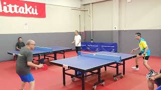 2024 sndtta table tennis div one Peter Lin vs Clement Siu set 3 [upl. by Alaekim]