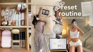 Sunday RESET Routine cleaning my apartment selfcare how to journal gym habit building [upl. by Notyalk]