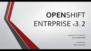 OpenShift Enterprise 32 Autoscaling in action [upl. by Bekaj]