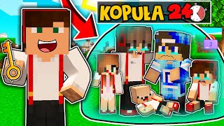 UWIĘZIŁEM RODZINĘ I PRZYJACIELA W NIEZNISZCZALNEJ KOPULE W MINECRAFT GPLAY amp LAKI [upl. by Yretsym394]