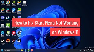 How to Fix Windows 11 Start Menu Not Working Not Searching Not Opening Problem [upl. by Seroka]