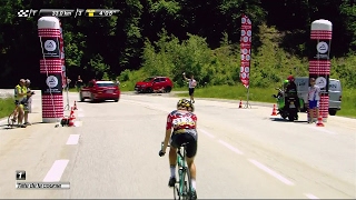 Côte de Garçins summit  Stage 7  Critérium du Dauphiné 2017 [upl. by Danyette644]