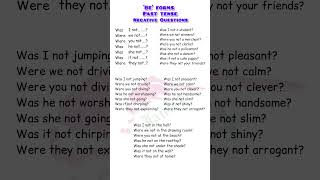 Be forms  Past tenseNegative questions  Spoken English  Easy grammar tip JaffnaJanu4 [upl. by Neveda958]