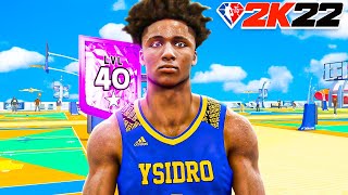 MIKEY WILLIAMS BUILD is UNSTOPPABLE at the PARK in NBA2K22 [upl. by Sac]