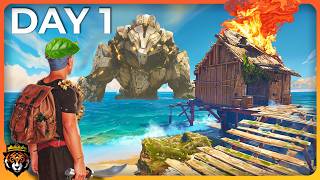 DAY 1 First Look at this AMAZING Island Survival Game [upl. by Appleton255]