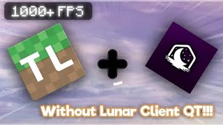 How To Get Lunar Client On Tlauncher client [upl. by Etteniuqna]