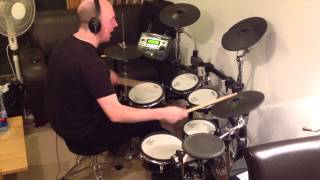 The Pretenders  Back On The Chain Gang Roland TD12 Drum Cover [upl. by Wedurn]