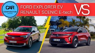 Ford Explorer vs Renault Scenic ETech  2024  Detailed Comparison of Specs Dimensions and Prices [upl. by Farhsa]