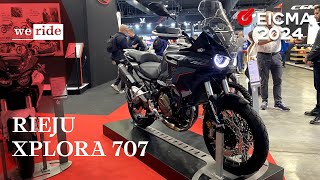 Rieju Xplora 707  LIVE da EICMA 2024 [upl. by Zonnya520]