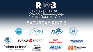 FCI Rally Obedience World Championship 2024 Saturday Ring 2 [upl. by Nangem]