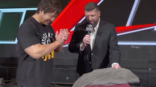 Kojima ATTACKED during unveiling of new MLW Title Belt [upl. by Draned]