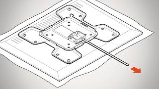 Vogels WALL 3105 TV Wandhalterung starr Montage Video [upl. by Mckee]